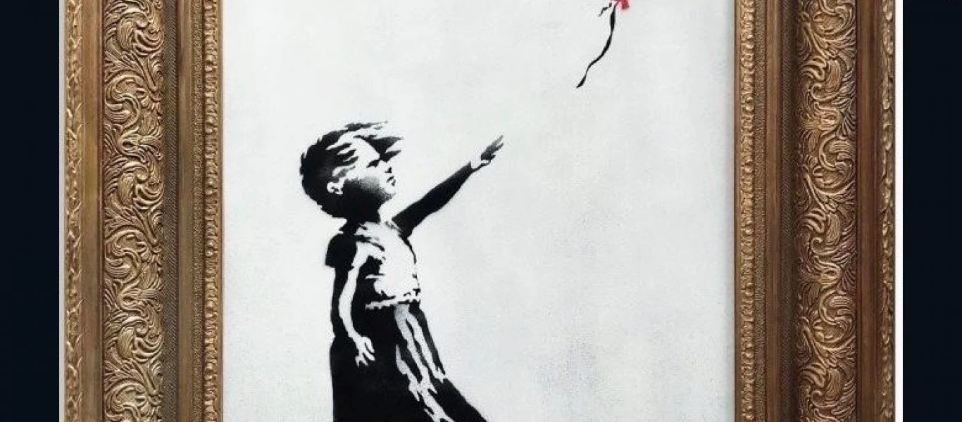 «Το Κορίτσι με το Μπαλόνι»: Ο πίνακας του Banksy πωλείται σε τιμή...ρεκόρ!